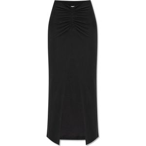 Iro, Rokken, Dames, Zwart, M, Rokaya rok met plooien