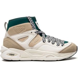 Puma, Schoenen, Heren, Wit, 41 EU, Leer, Blaze Mid Sneakers in Marshmallow/Light Sand