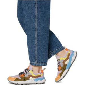 Flower Mountain, Schoenen, Dames, Paars, 37 EU, Nylon, Faux leather and technical fabric sneakers Yamano 3 Woman Kaiso