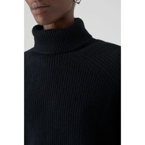 Closed, Truien, Dames, Zwart, M, Wol, Merino Wol Turtleneck Trui