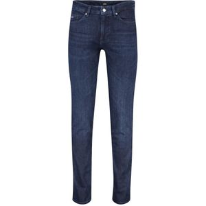 Hugo Boss, Jeans, Heren, Blauw, W34 L36, Denim, Donkerblauwe denim jeans