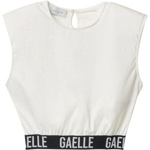 Gaëlle Paris, Tops, Dames, Wit, S, Elegante Witte T-shirt voor Vrouwen