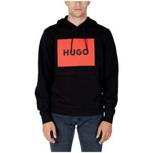 Hugo Boss, Sweatshirts & Hoodies, Heren, Zwart, M, Katoen, Hoodies