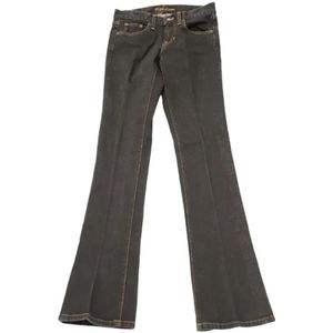 Ralph Lauren Pre-owned, Pre-owned Cotton jeans Zwart, Dames, Maat:S