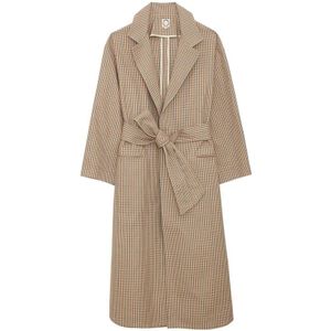 Ines De La Fressange Paris, Mantels, Dames, Beige, S, Katoen, Beige Greta coat