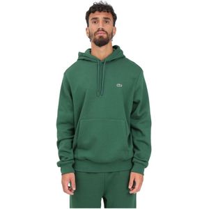 Lacoste, Sweatshirts & Hoodies, Heren, Groen, S, Groene Hoodie