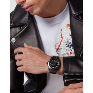 Philipp Plein, Accessoires, Heren, Zwart, ONE Size, The $kull Diver Horloge