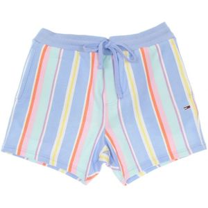 Tommy Hilfiger, Sweatshorts met gemengde verticale strepen in pastelkleuren Veelkleurig, Heren, Maat:L