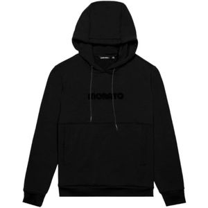 Antony Morato, Zwarte hoodie met modern design Zwart, Heren, Maat:XL