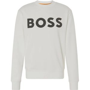 Hugo Boss, Sweatshirts & Hoodies, Heren, Beige, L, Katoen, Ivoor Katoenen Pak voor Heren