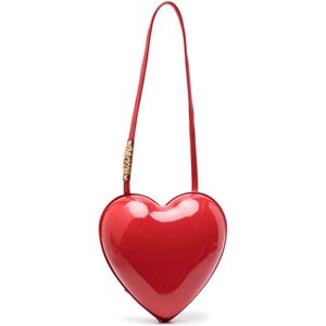 Moschino, Shoulder Bags Rood, Dames, Maat:ONE Size