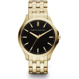 Armani Exchange, Accessoires, Dames, Geel, ONE Size, Gouden Hampton Roestvrijstalen Horloge
