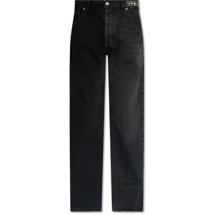 MM6 Maison Margiela, Jeans met rechte pijpen Zwart, Heren, Maat:W30