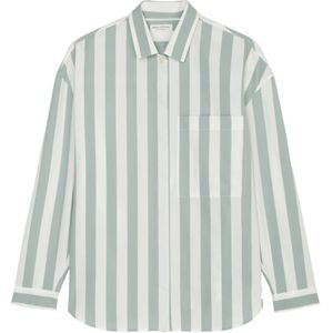 Marc O'Polo, Blouses & Shirts, Dames, Groen, 2Xs, Katoen, Gestreepte blouse