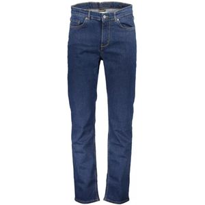 Napapijri, Jeans, Heren, Blauw, W29, Katoen, Klassieke Straight Jeans