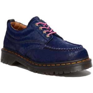 Dr. Martens, Schoenen, Heren, Blauw, 44 EU, Leer, Lowell Navy Peony Schoenen