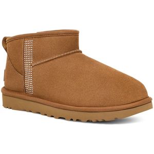 Ugg, Schoenen, Dames, Bruin, 36 EU, Suède, Tampa Klassieke Bling Leren/Suède Laars