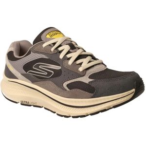 Skechers, Schoenen, Heren, Grijs, 45 EU, Suède, Heren Go Run Sneakers