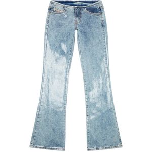 Diesel, Jeans, Dames, Blauw, W24, Denim, Bootcut and Flare Jeans - D-Shark