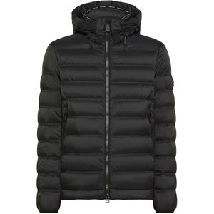 Peuterey, Jassen, Heren, Zwart, 4Xl, Gewatteerde Hooded Jas Zwart