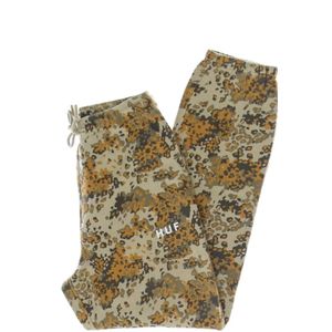 Huf, Broeken, Heren, Veelkleurig, XS, Katoen, Camo Fleece Trainingsbroeken met Zakken