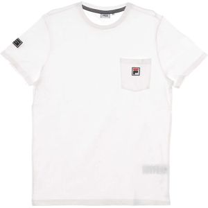 Fila, Tops, Heren, Wit, L, Witte Taren Streetwear T-shirt