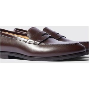 Scarosso, Schoenen, Heren, Bruin, 47 EU, Leer, Renato Loafers - Handgemaakte Italiaanse Klassieke Schoenen