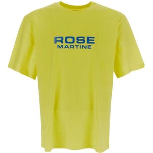 Martine Rose, T-Shirts Geel, Heren, Maat:L