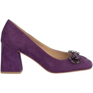 Alma EN Pena, Pumps met stijgbeugelband Paars, Dames, Maat:37 EU