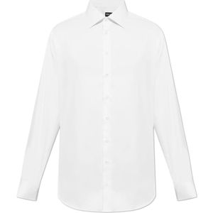 Giorgio Armani, Overhemden, Heren, Wit, 4Xl, Katoen, Klassiek overhemd