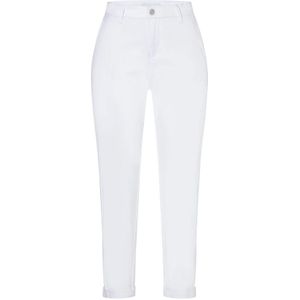 Mac, Broeken, Dames, Wit, 2Xl, Katoen, Authentieke Stretch Chino broek