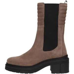 Unisa, Schoenen, Dames, Bruin, 38 EU, Leer, Taupe Chelsea Boots Jina