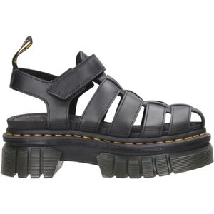 Dr. Martens, Schoenen, Dames, Zwart, 40 EU, Flat Sandalen