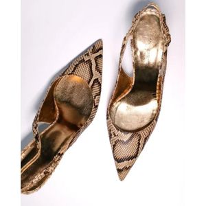 Dolce & Gabbana Pre-owned, Pre-owned, Dames, Veelkleurig, 38 EU, Leer, Tweedehands Pumps