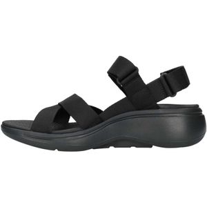 Skechers, Schoenen, Dames, Zwart, 36 EU, Go Walk Arch Fit San Sandalen