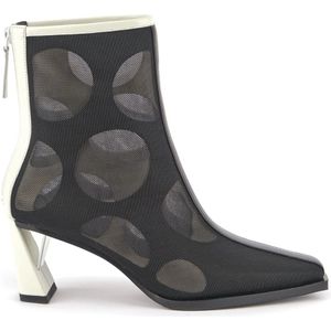 United Nude, Zink Mesh Boot Mid Zwart, Dames, Maat:38 EU