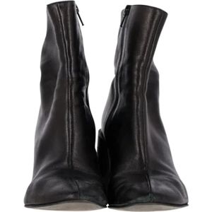 Acne Studios Pre-owned, Pre-owned, Dames, Zwart, 40 EU, Leer, Pre-owned Leather boots