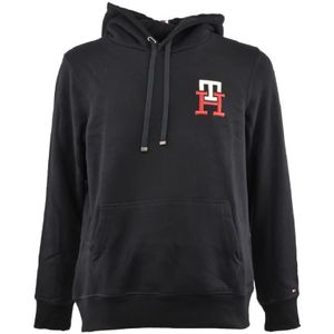 Tommy Hilfiger, Sweatshirts & Hoodies, Heren, Blauw, L, Katoen, Hoodie