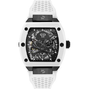 Philipp Plein, Automatisch Herenhorloge The $keleton Wit, Heren, Maat:ONE Size