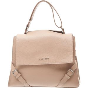 Orciani, Rosa Noos Dames Handtas Beige, Dames, Maat:ONE Size