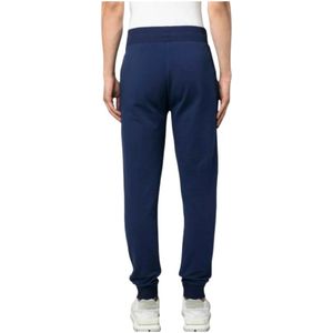 Moschino, Broeken, Heren, Blauw, M, Stijlvolle Broek