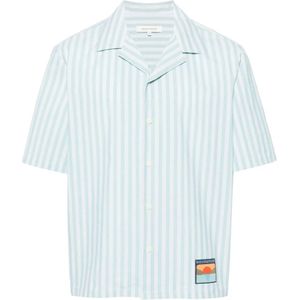 Maison Kitsuné, Overhemden, Heren, Veelkleurig, S, Katoen, Strand Resort Shirt