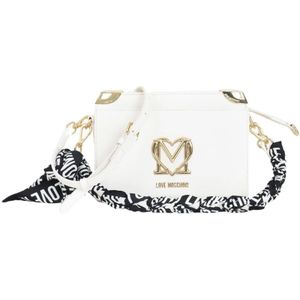 Love Moschino, Tassen, Dames, Wit, ONE Size, Cross Body Bags