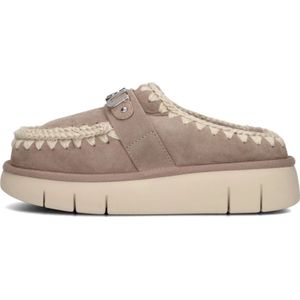 Mou, Schoenen, Dames, Beige, 38 EU, Suède, Dames Bounce Clog Pantoffels