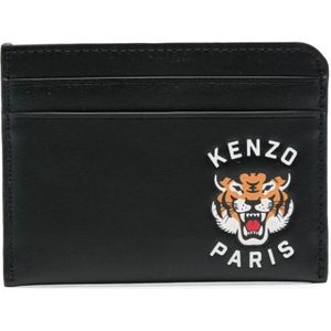 Kenzo, Wallets & Cardholders Zwart, Heren, Maat:ONE Size