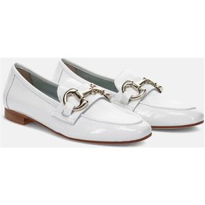 Belle Vie, Schoenen, Dames, Wit, 36 EU, Leer, Witte Leren Mocassin