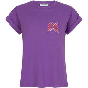 Lofty Manner, Tops, Dames, Paars, XL, Elliot T-shirt voor vrouwen