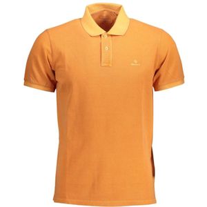 Gant, Tops, Heren, Oranje, S, Katoen, Polo Shirts