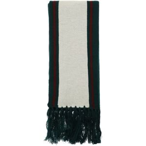 Valentino Garavani, Wollen College Sjaal met Jacquard Logo Veelkleurig, Heren, Maat:ONE Size