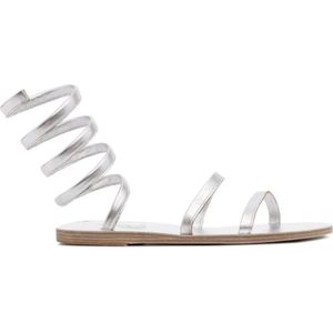 Ancient Greek Sandals, Zomerse Instap Sandalen Grijs, Dames, Maat:37 EU